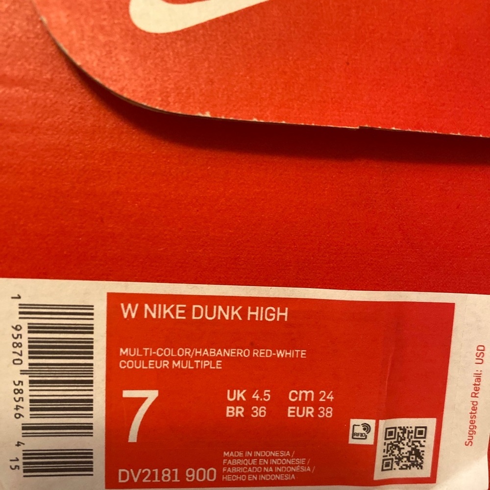 Nike Dunk High Washed Denim 2022 - Picture 6 of 6